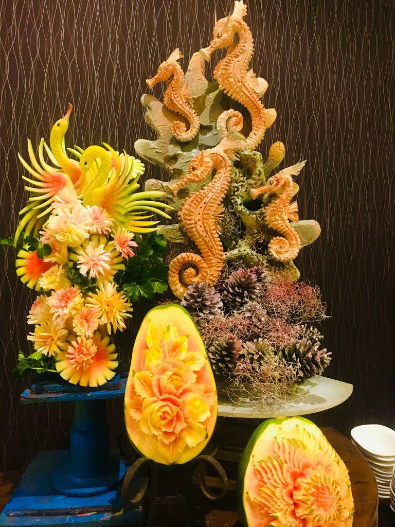 Fruit Carvings